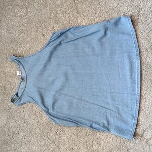 Old Navy Blue Chambray Tank Size Medium